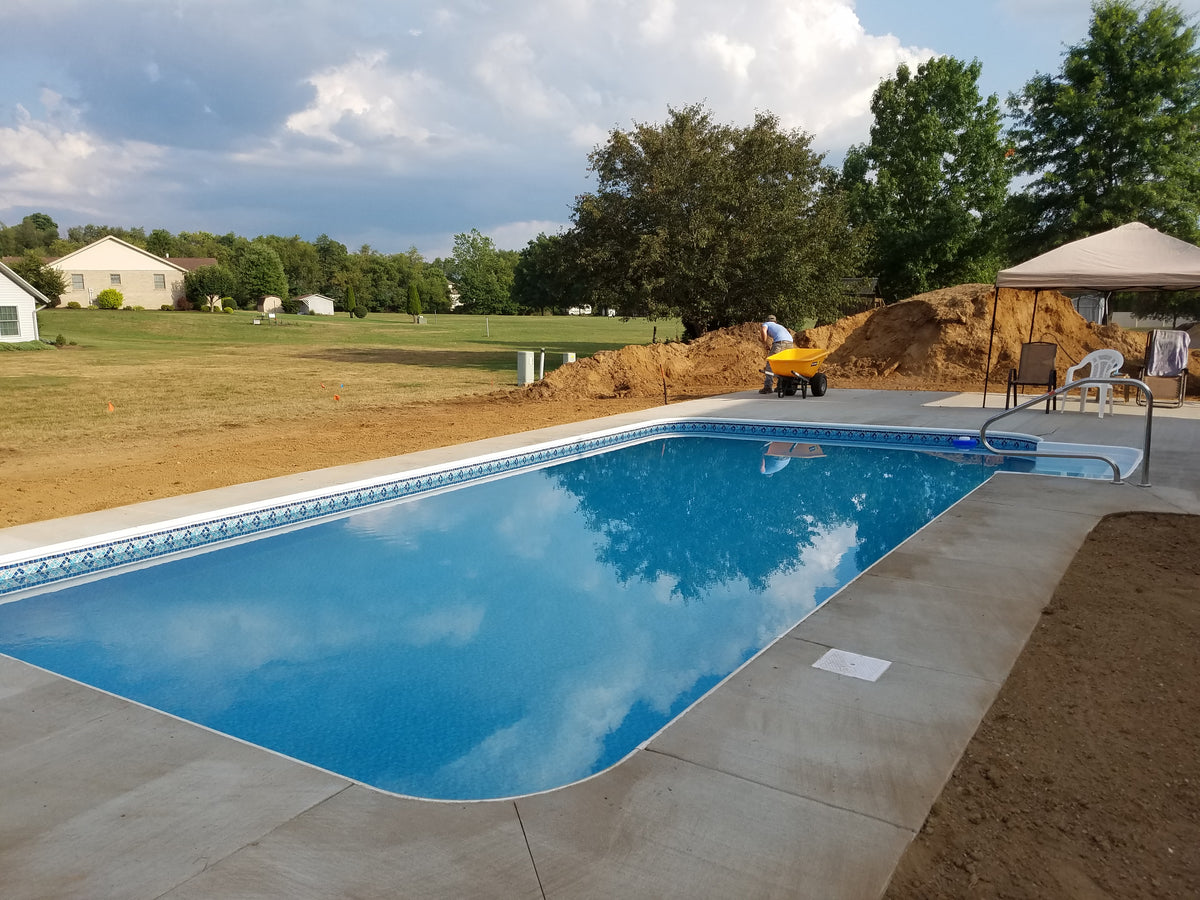 12x24 Rectangular Pool 12x24 Inground Pool Kit - Self Install