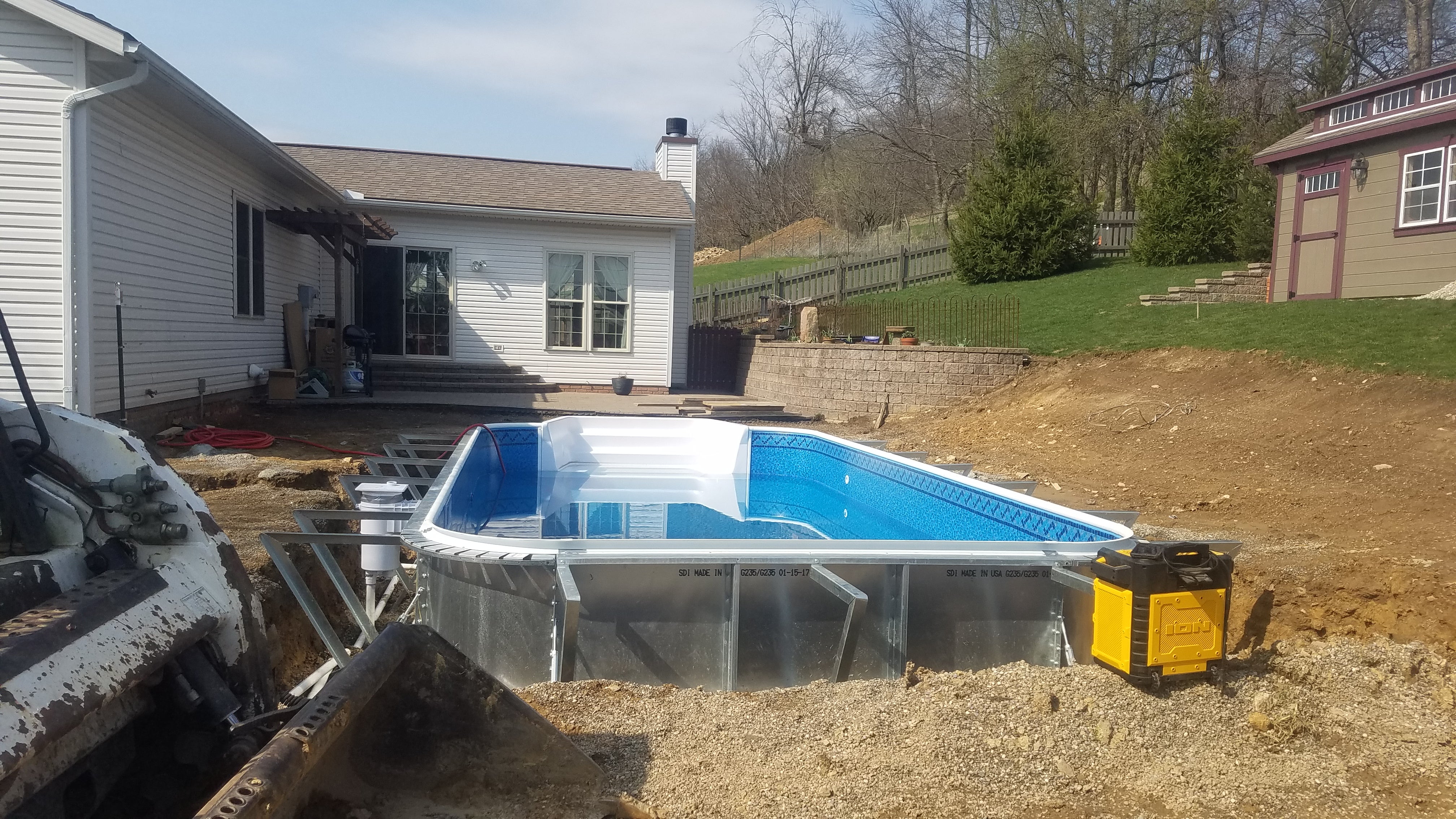18x36 Inground Pool Kit - Self Install