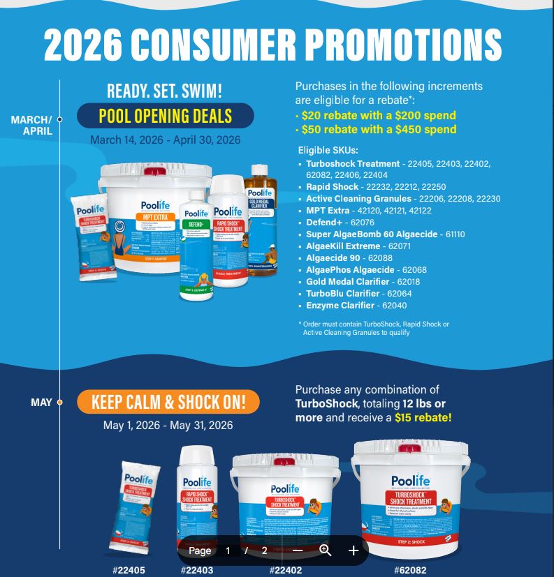 Poolife Rebate