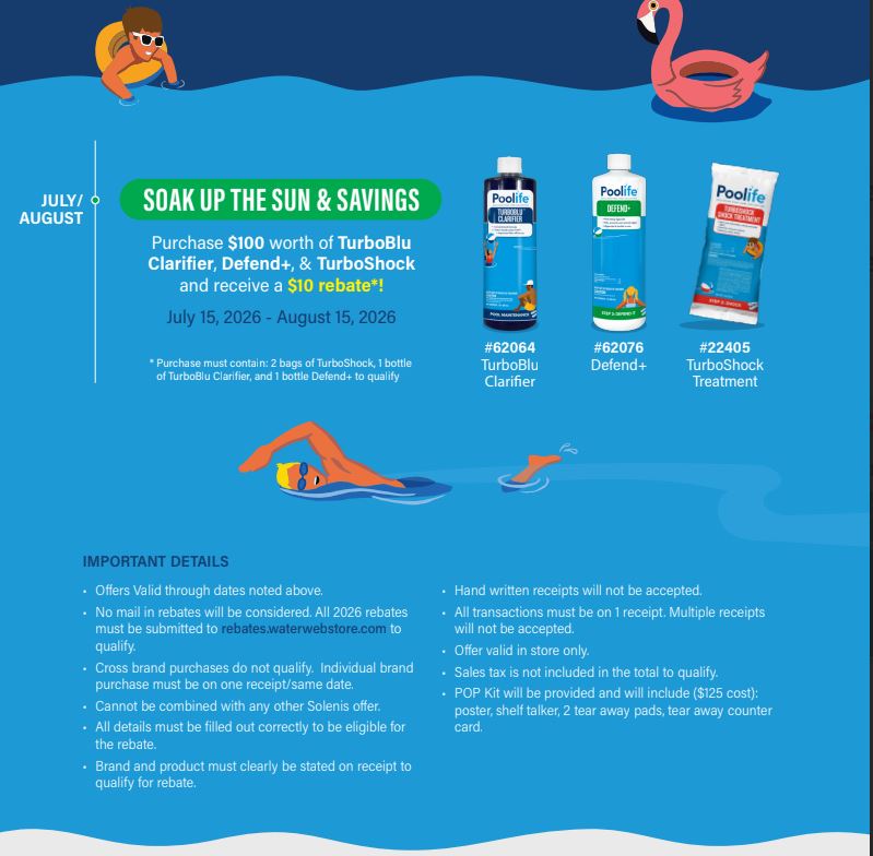 Poolife Rebate