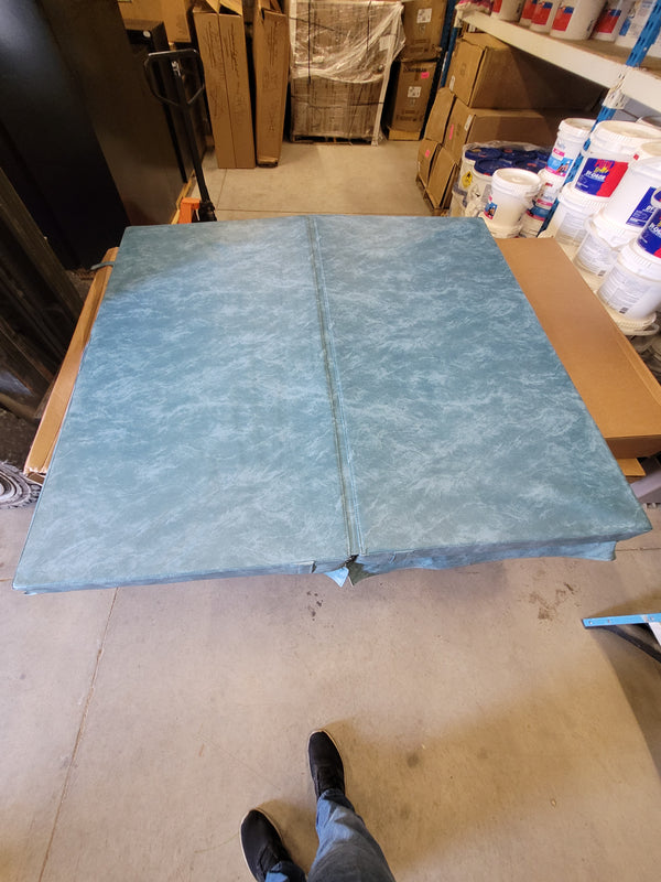 Hot Tub Cover 63"x69"  with Square Corners Blue (local pickup ONLY) #286
