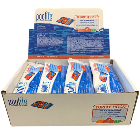 Poolife TurboShock Box of 12 (1 lb)